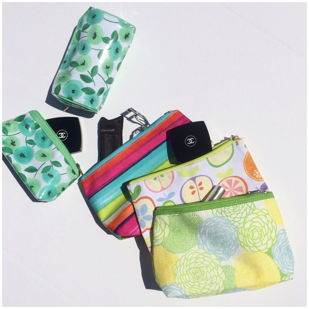 Assorted Lancôme & Ipsy Make Up Bag / Case  Bundle